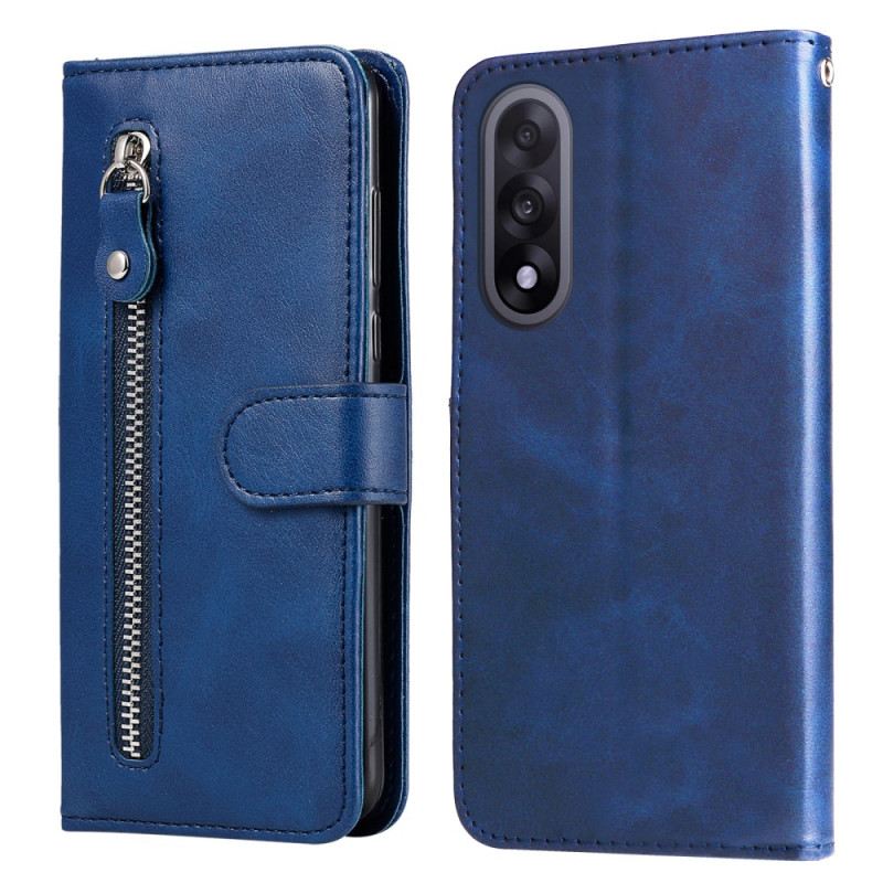 Bőrtok Oneplus Nord 5 Cipzáras Tasak