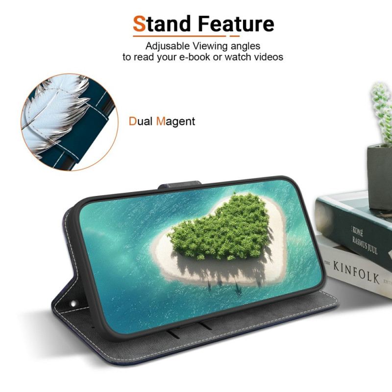 Bőrtok Oneplus Nord 5 Fehér Tollak