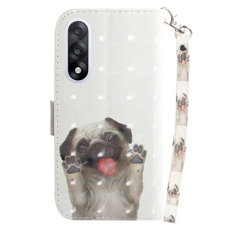 Bőrtok Oneplus Nord 5 Pántos Mopsz