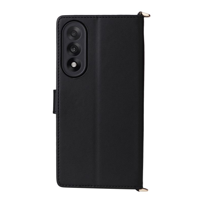 Bőrtok Oneplus Nord 5 Steppelt Vállpánttal