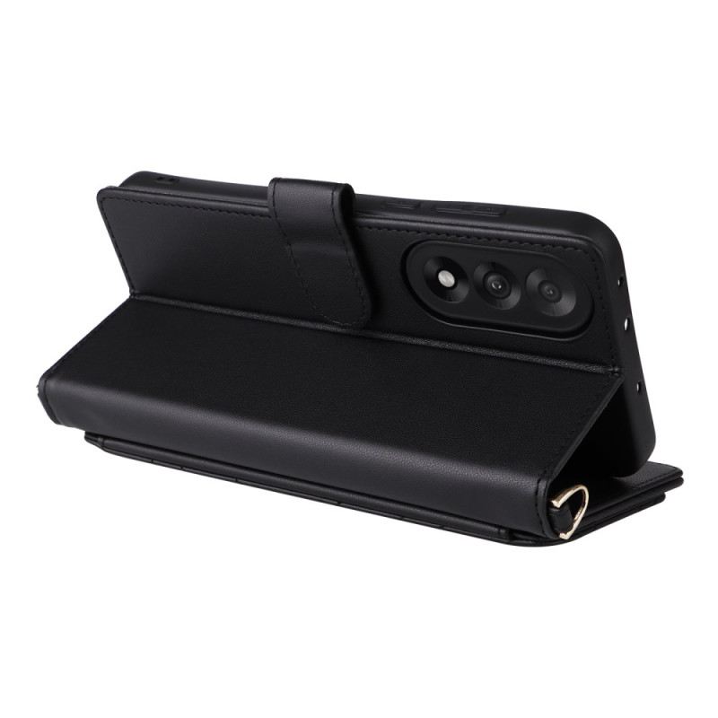 Bőrtok Oneplus Nord 5 Steppelt Vállpánttal