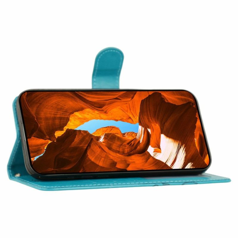 Bőrtok Oneplus Nord 5 Virágminta