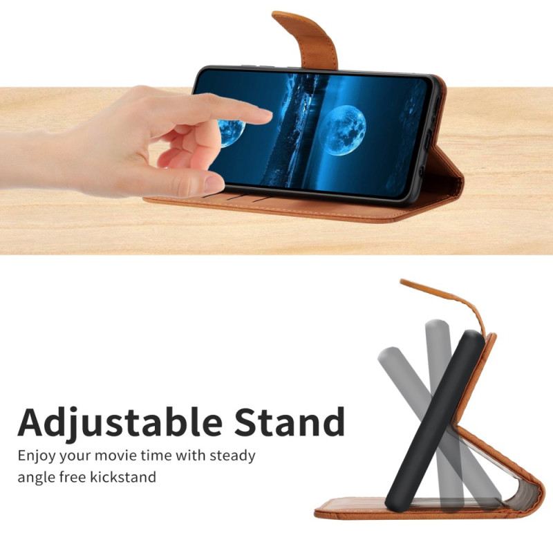 Bőrtok Oneplus Nord 5 Vonalak És Csíkok