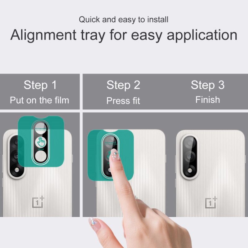 Imak Edzett Üveg Lencsevédő Oneplus Nord 5 Készülékhez (fekete Változat)