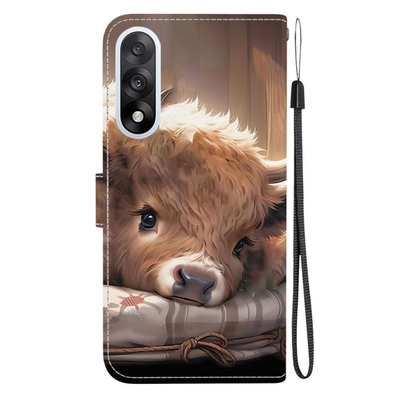 Kinyitható Bőrtok Oneplus Nord 5 Borjú