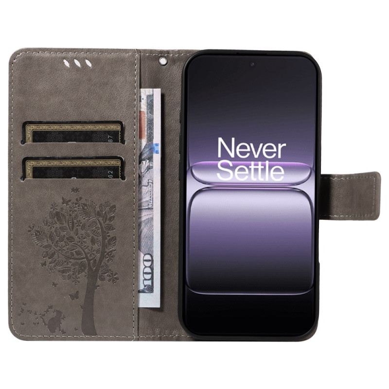 Kinyitható Bőrtok Oneplus Nord 5 Macskafa