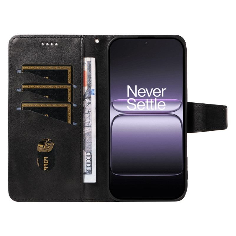 Kinyitható Bőrtok Oneplus Nord 5 Rombusz Szegély