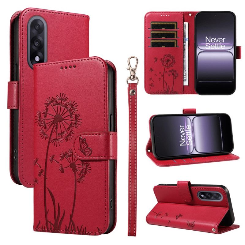 Kinyitható Tokok Oneplus Nord 5 Pitypangok Pántokkal