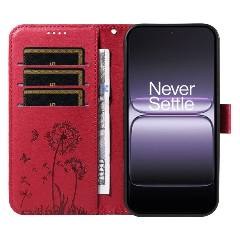 Kinyitható Tokok Oneplus Nord 5 Pitypangok Pántokkal