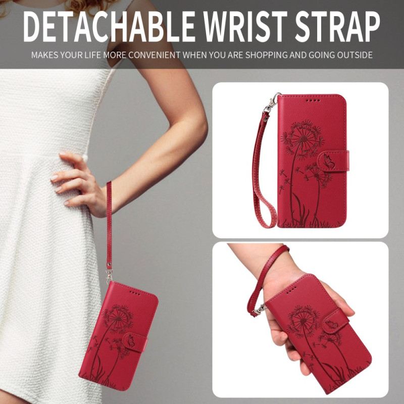 Kinyitható Tokok Oneplus Nord 5 Pitypangok Pántokkal