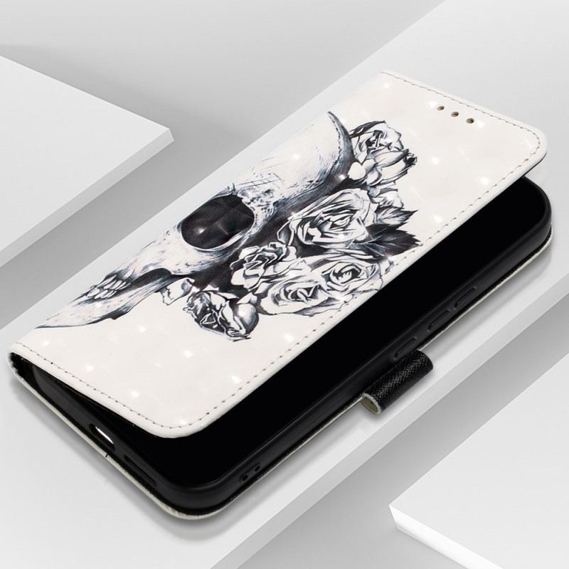 Bőrtok Samsung Galaxy S24 Plus 5g Koponya