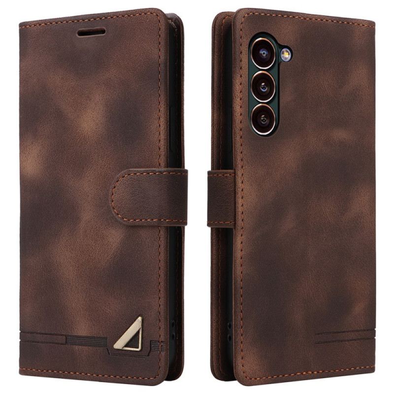 Kinyitható Bőrtok Samsung Galaxy S24 Plus 5g Stílusos Velúr Design