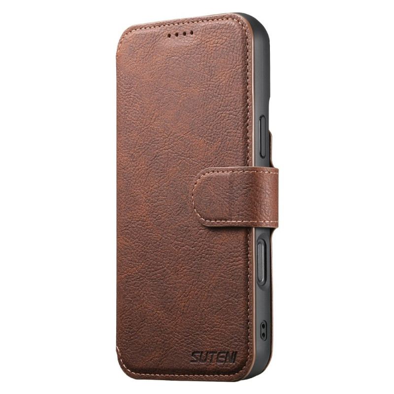 Bőrtok iPhone 17 Levehető Magsafe Tok Suteni