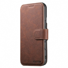 Bőrtok iPhone 17 Levehető Magsafe Tok Suteni