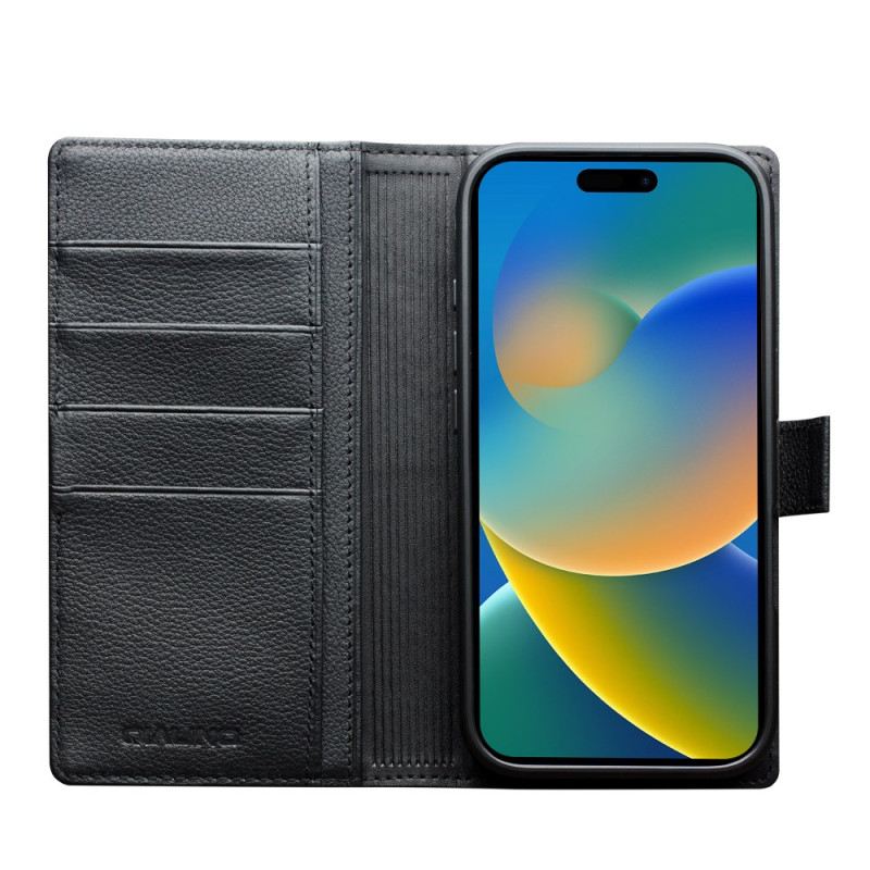 Bőrtok iPhone 17 Magsafe Levehető Prémium Bőrtok