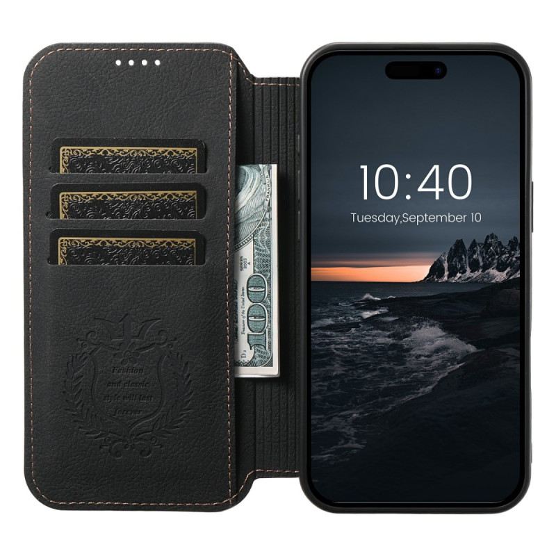 Fliptok iPhone 17 Magsafe Kompatibilis Bőrstílus