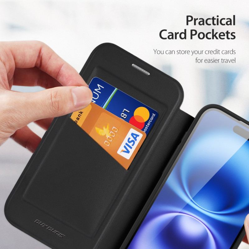 Fliptok iPhone 17 Magsafe Skin X Pro Sorozat Dux Ducis Állvánnyal