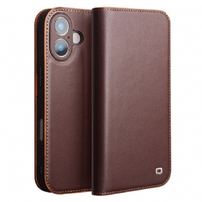 Fliptok iPhone 17 Qialino Bőr