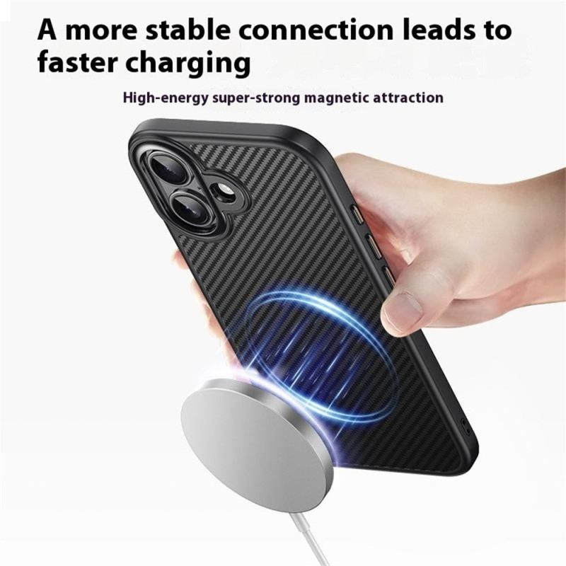 Mobiltelefon Tokok iPhone 17 Klasszikus Fekete Magsafe Kompatibilis