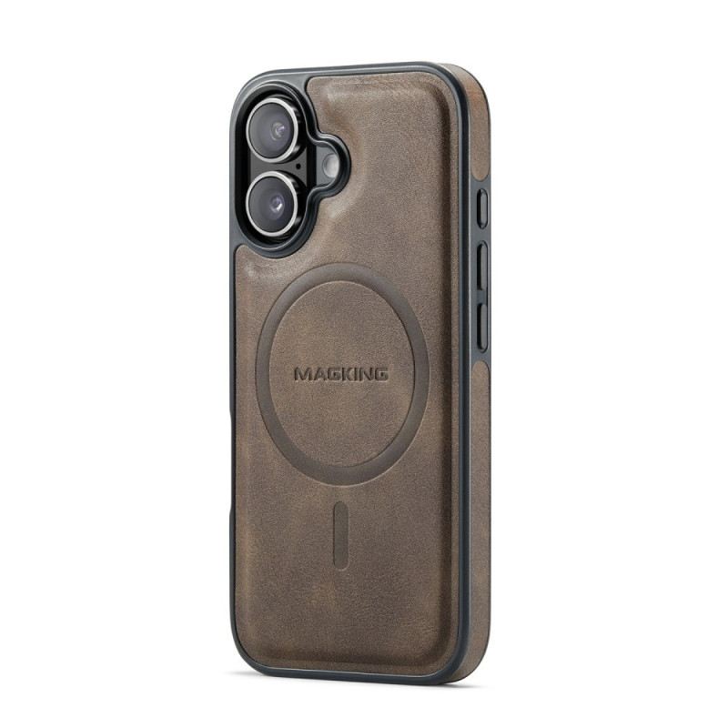 Telefontok iPhone 17 Prémium Bőrhatású Magsafe Kompatibilis