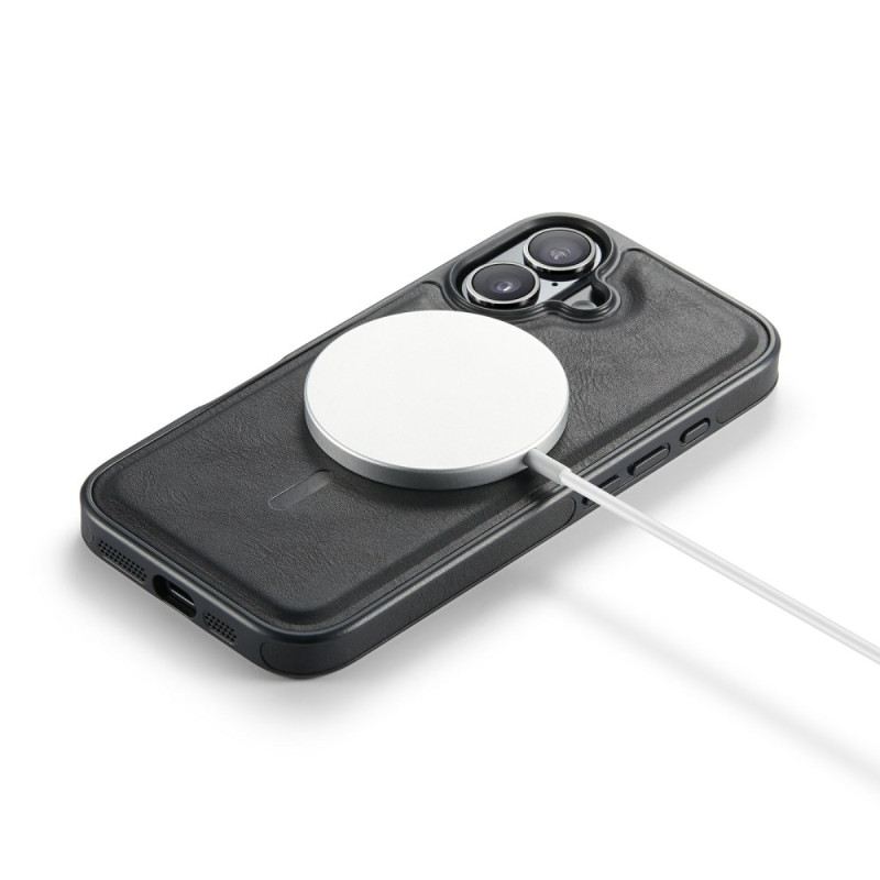 Telefontok iPhone 17 Prémium Bőrhatású Magsafe Kompatibilis