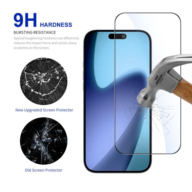 Teljes Lefedettségű Edzett Üveg Képernyő iPhone 17 Védőtok
