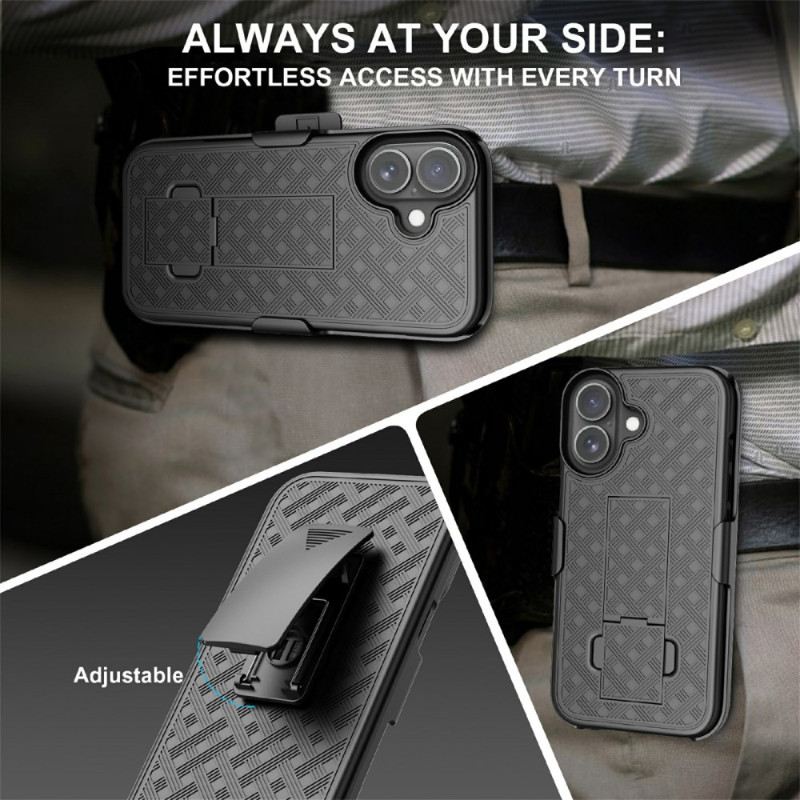 Tok iPhone 17 Csúszó Kihajtható Állvánnyal És Csipesszel