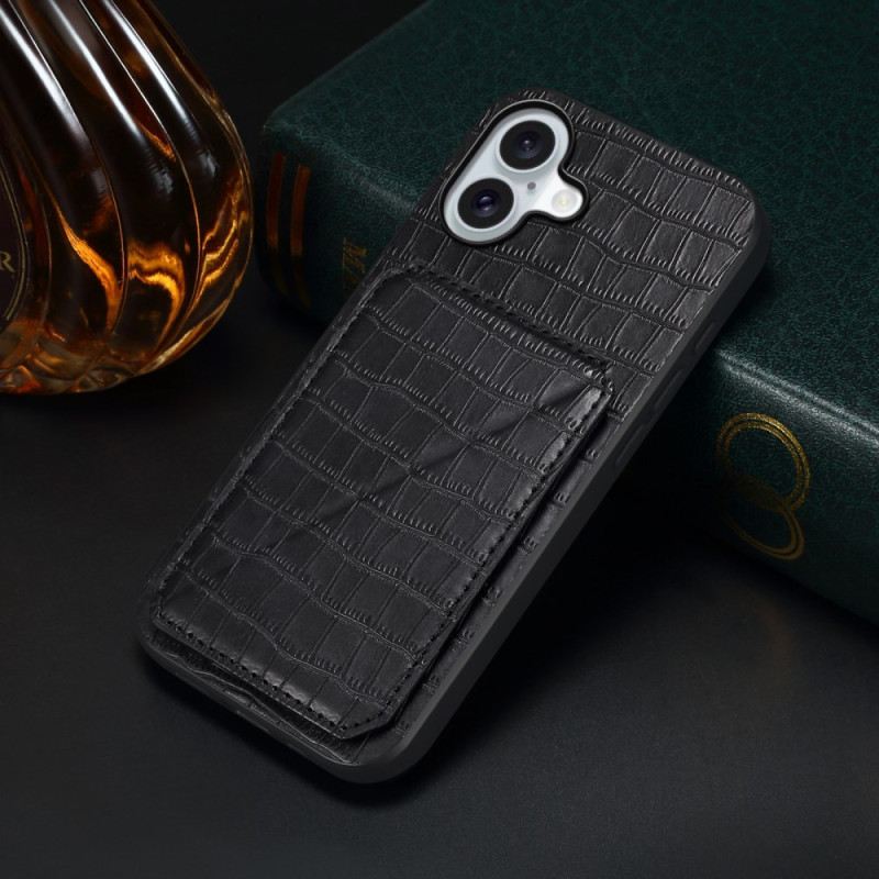 Tok iPhone 17 Krokodilhatású Kártyatartó