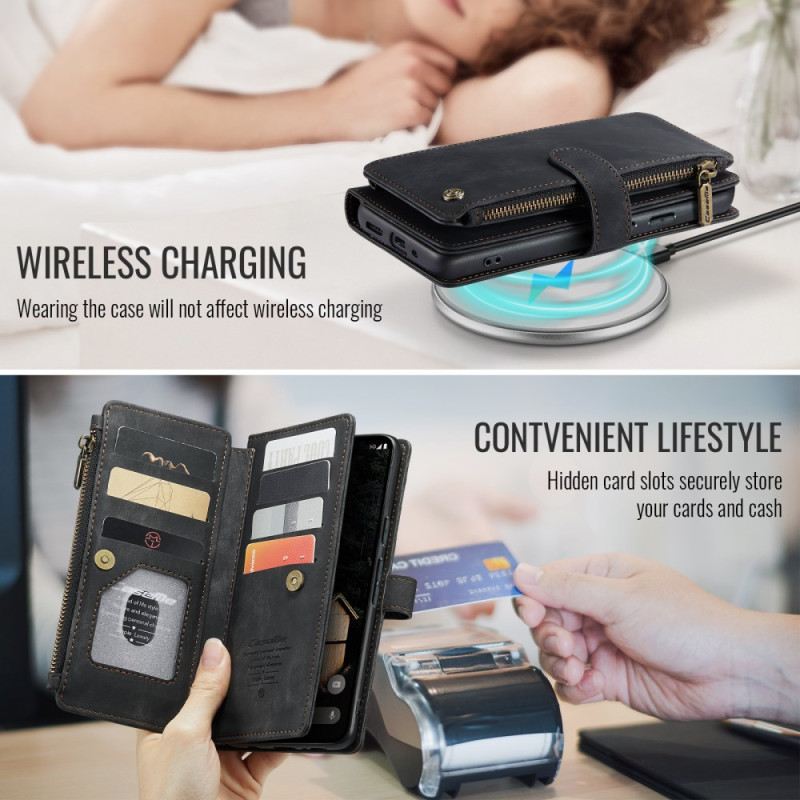 Bőrtok Google Pixel 10 Pro Xl Caseme Velúr Hatású