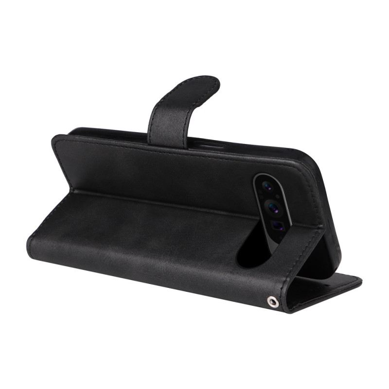 Bőrtok Google Pixel 10 Pro Xl Egyszínű Műbőr