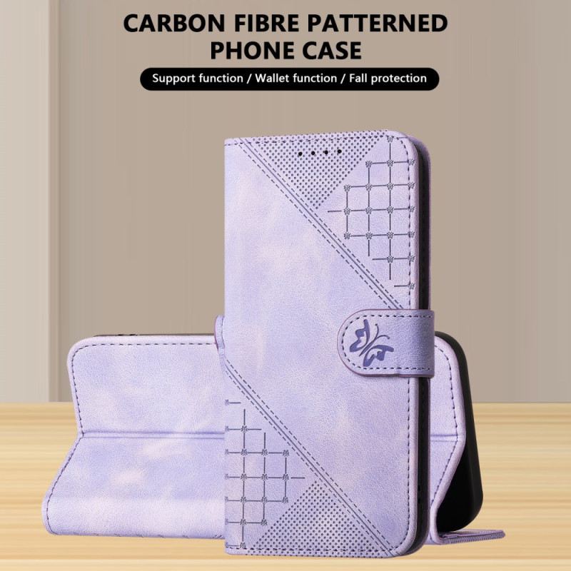 Bőrtok Google Pixel 10 Pro Xl Geometrikus És Pillangós Minta