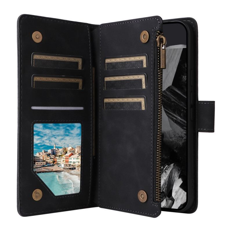 Bőrtok Google Pixel 10 Pro Xl Prémium Velúr Pénztárca