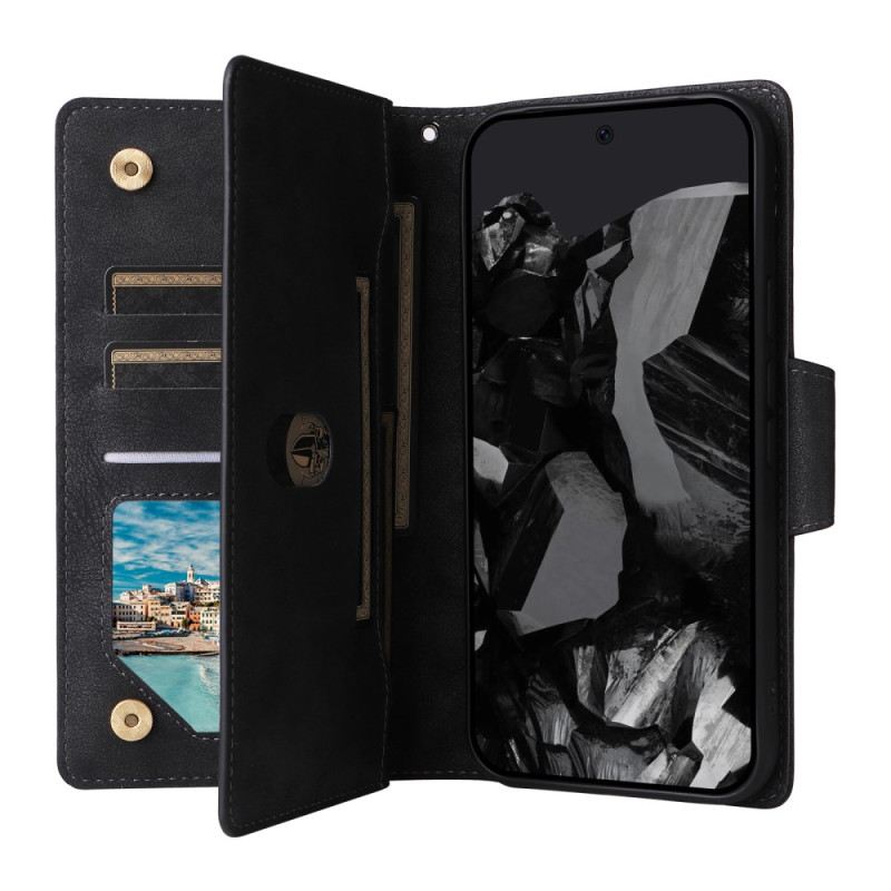 Bőrtok Google Pixel 10 Pro Xl Velúr Hatású Pénztárca