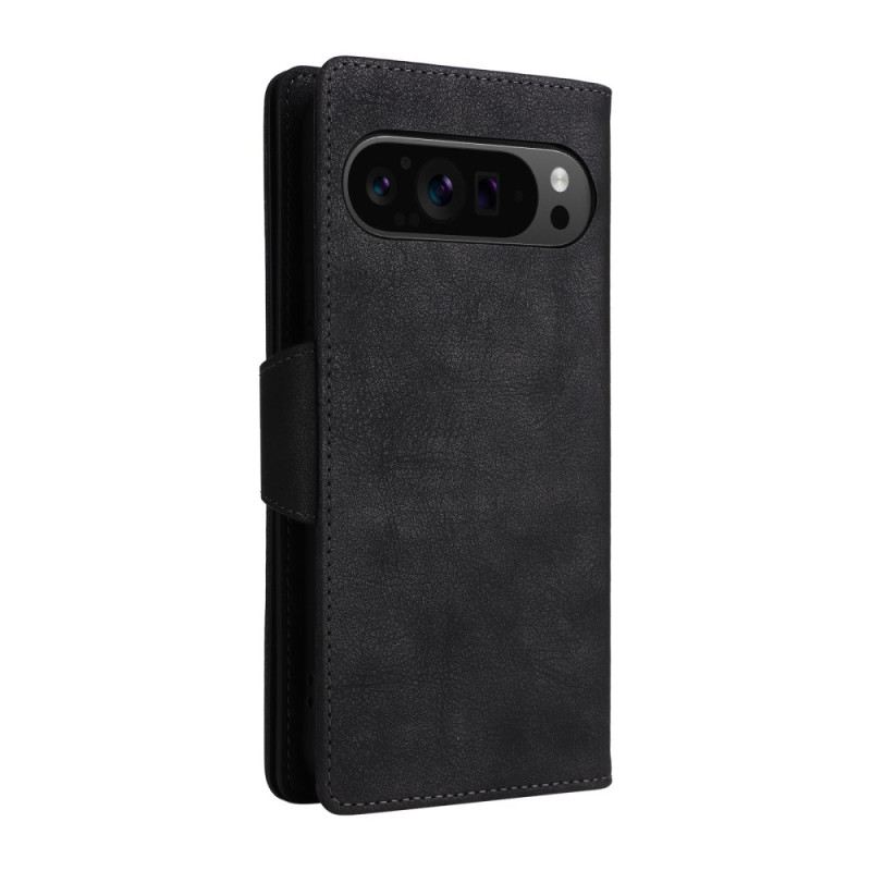 Bőrtok Google Pixel 10 Pro Xl Velúr Hatású Pénztárca