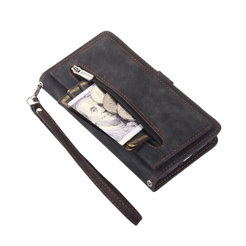 Bőrtok Google Pixel 10 Pro Xl Velúr Hatású Pénztárca