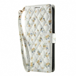 Bőrtok Google Pixel 10 Pro Xl Virágmintás