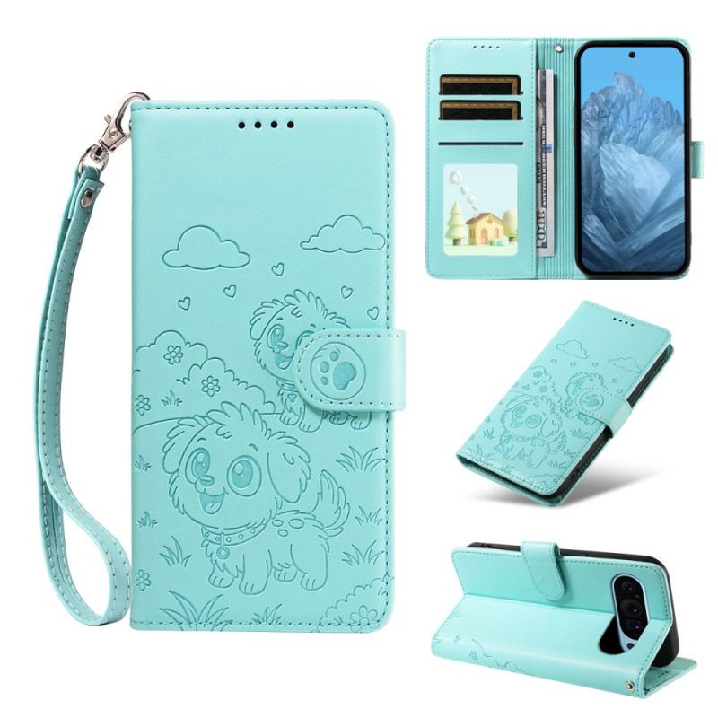 Fliptok Google Pixel 10 Pro Xl Rfid-blokkoló És Kutyamintás