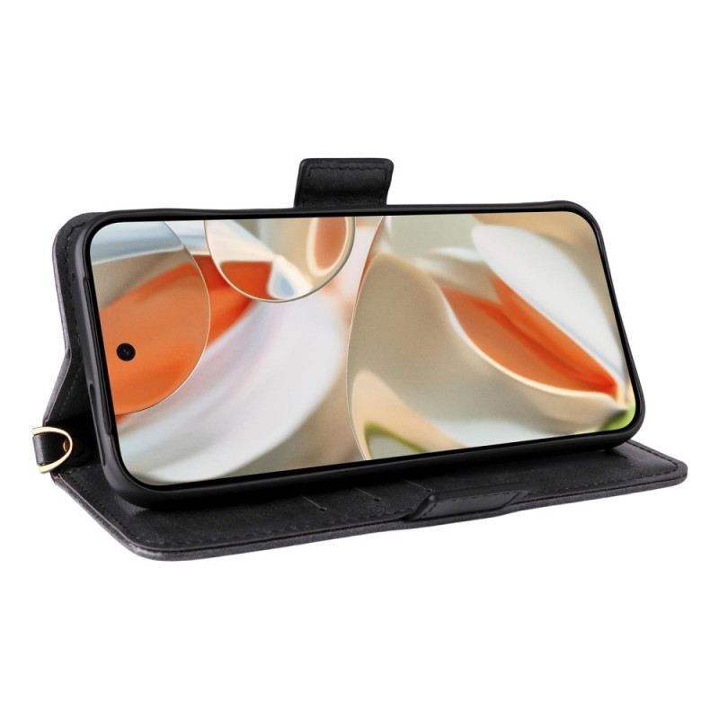 Kinyitható Tokok Google Pixel 10 Pro Xl Vintage Vállpánttal