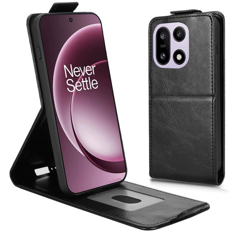 Bőrtok Oneplus 15 Függőleges Fedél