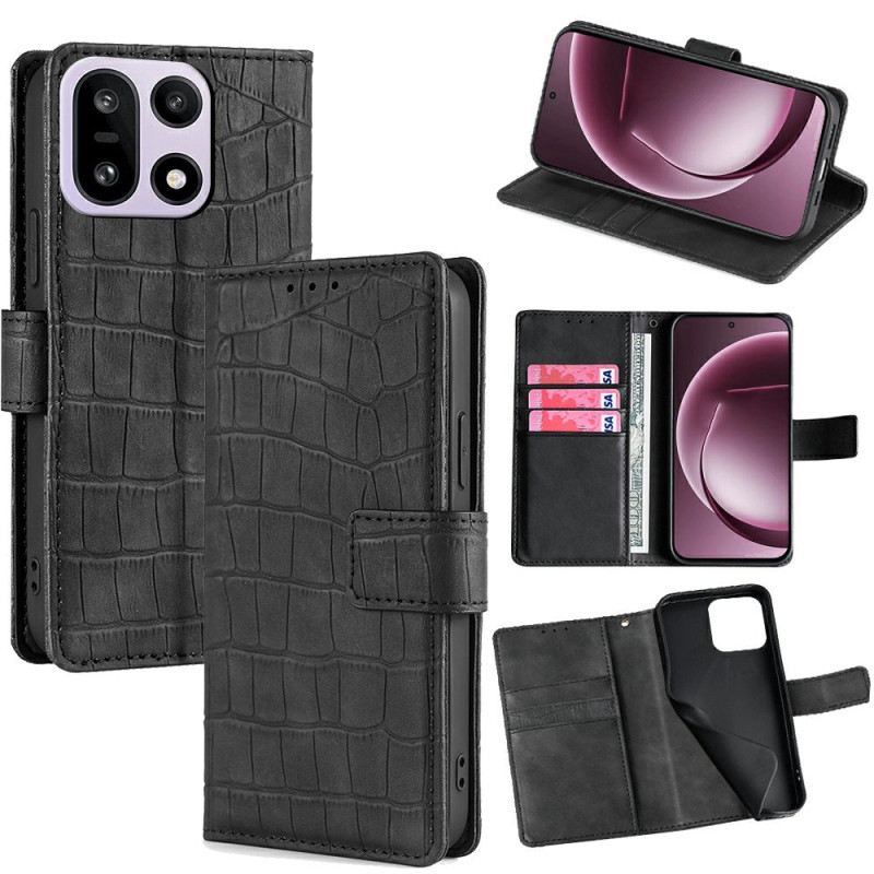 Bőrtok Oneplus 15 Krokodilmintás