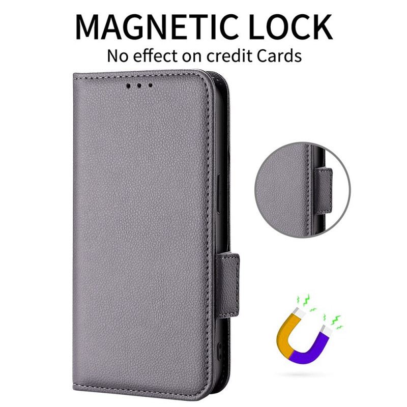 Bőrtok Oneplus 15 Műbőr Pánttal