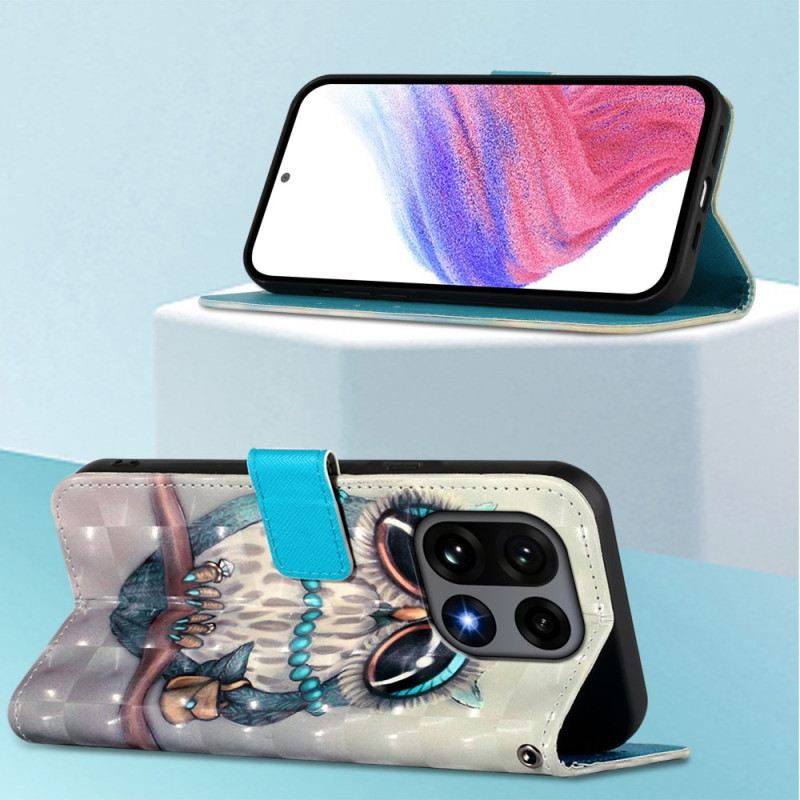 Bőrtok Oneplus 15 Szürke Bagoly