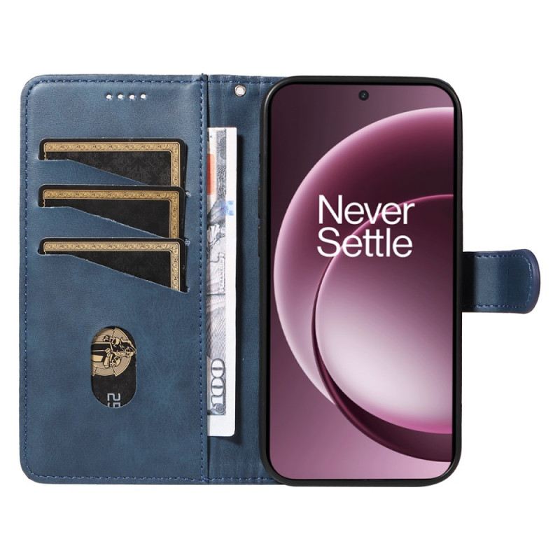 Bőrtok Oneplus 15 T-mintás Vonalak