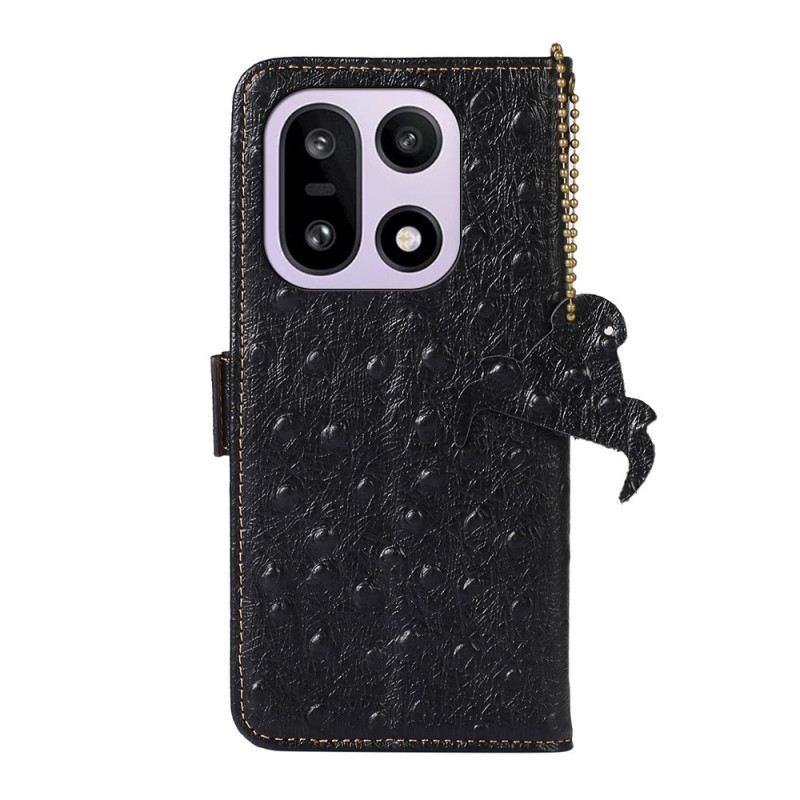 Bőrtok Oneplus 15 Valódi Bőr Rfid-védelemmel