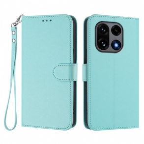 Fliptok Oneplus 15 Egyszínű Pánttal