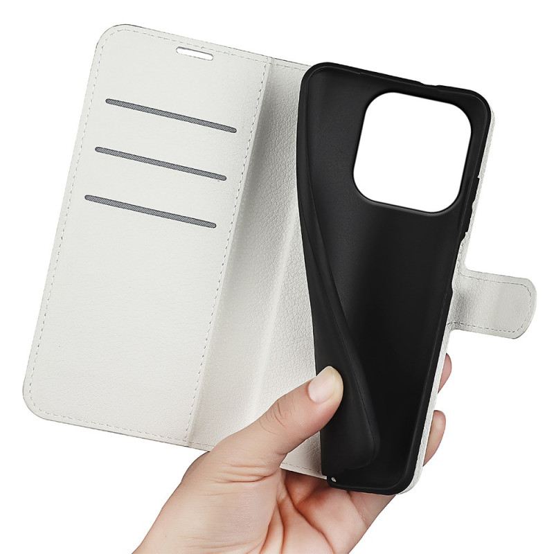 Fliptok Oneplus 15 Műbőr Licsi