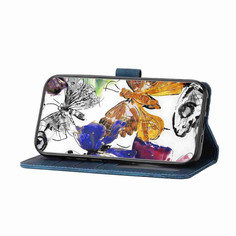 Fliptok Oneplus 15 Velúr Hatású Pillangókkal