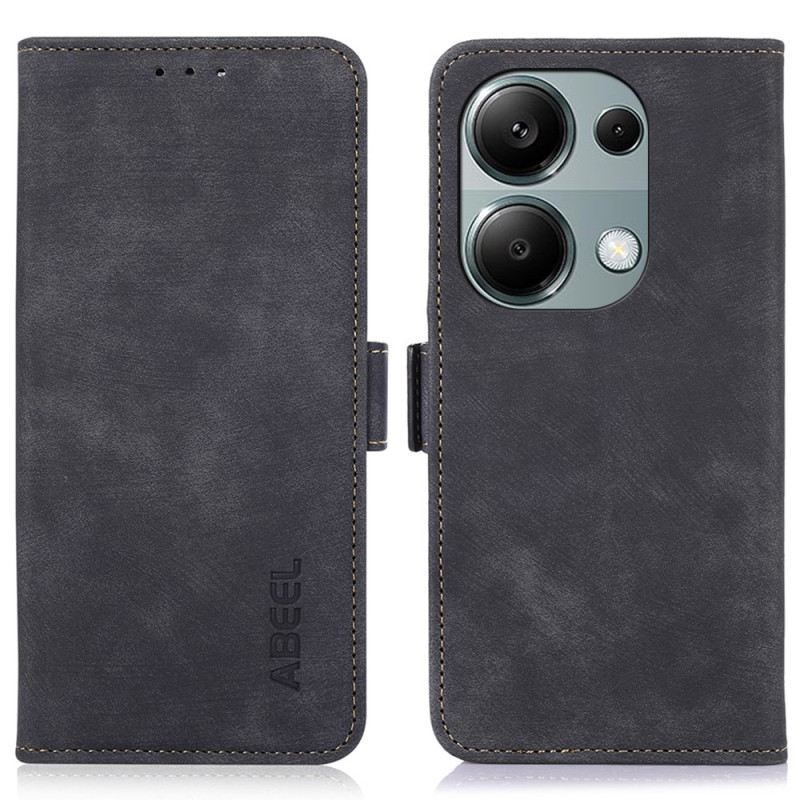 Bőrtok Xiaomi Redmi Note 13 Pro 4g Abeel Vintage Bőr Stílus