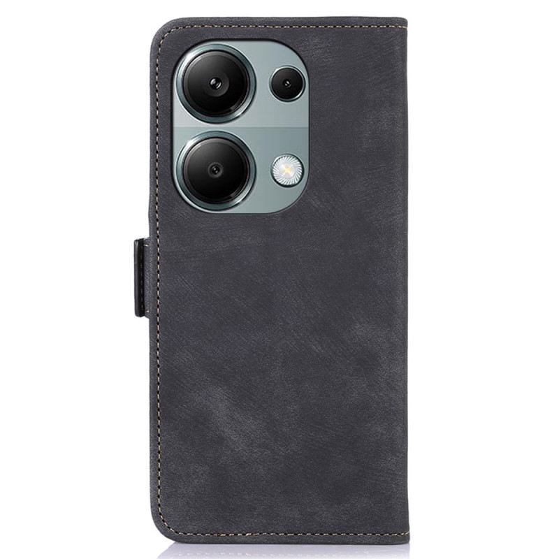 Bőrtok Xiaomi Redmi Note 13 Pro 4g Abeel Vintage Bőr Stílus