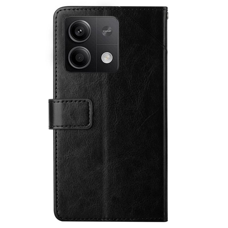 Bőrtok Xiaomi Redmi Note 13 Pro 4g Y Szíj Kialakítás
